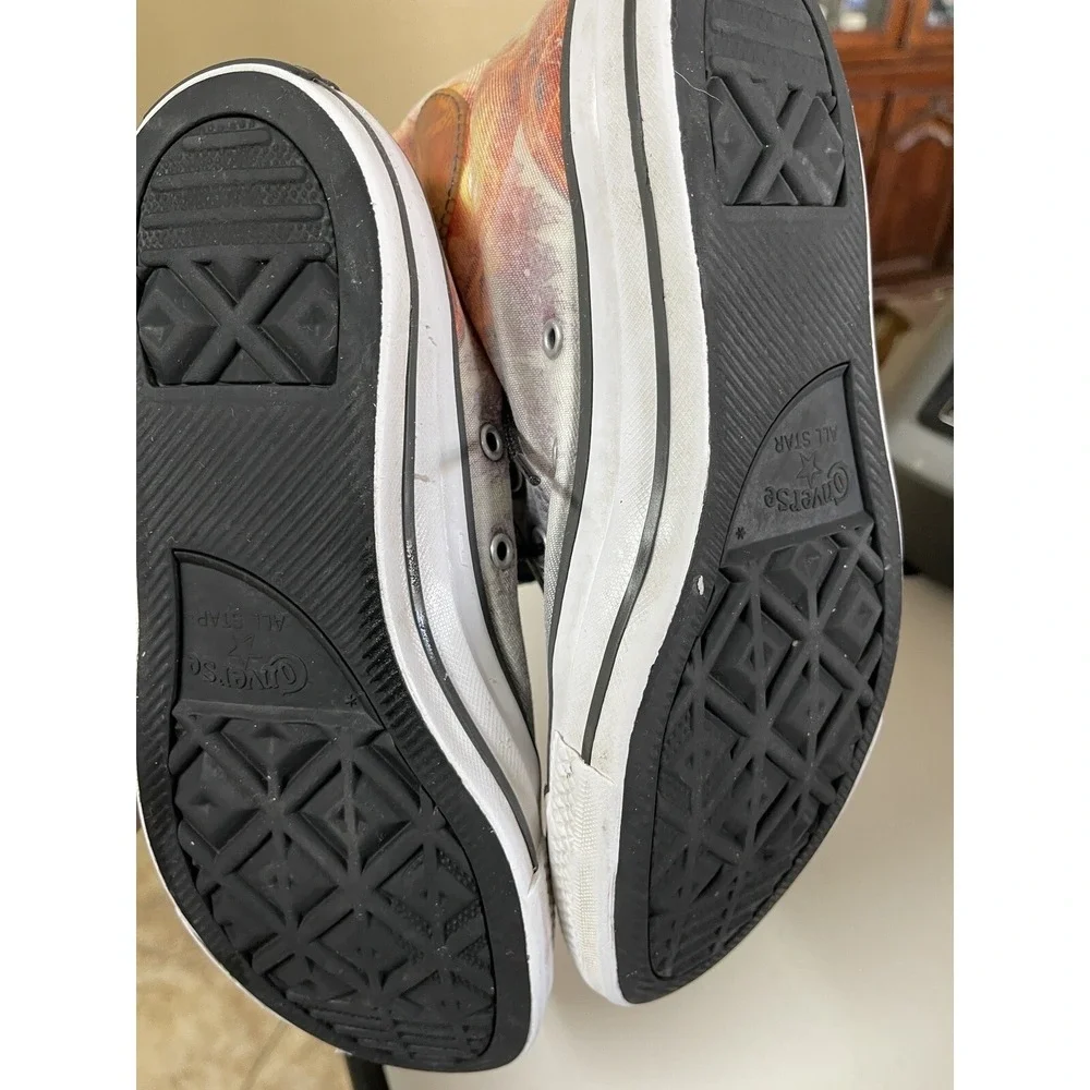 Converse DC Comics Flash High Top Sneakers Mens 6 Womens 8 Graphic - Picture 8 of 9